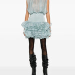 Miniabito con ruches in blu Viktor&rolf - donna 