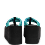 Sandali con applicazione in nero e verde Coperni - donna 