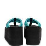 Sandali con applicazione in nero e verde Coperni - donna 
