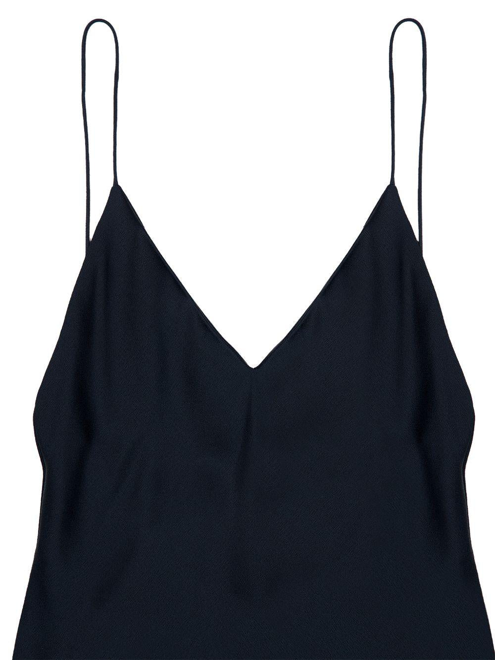 Abito lungo con scollo a V in blu BLAZÉ MILANO - donna 