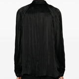 Camicia plissettata in nero Alberta Ferretti - donna 