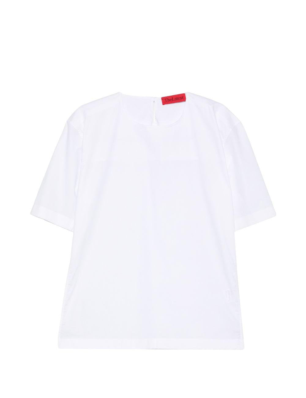 Top a maniche corte dean in bianco The latest - donna 