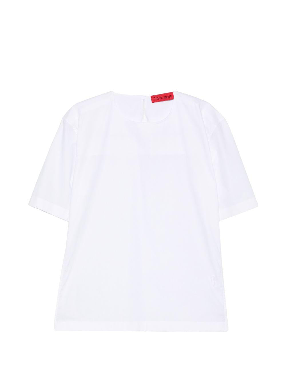 Top a maniche corte dean in bianco The latest - donna 