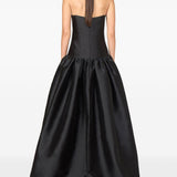 Abito asimmetrico Thara in nero Costarellos - donna 