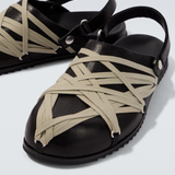 Mules megalace in nero Rick Owens - uomo 