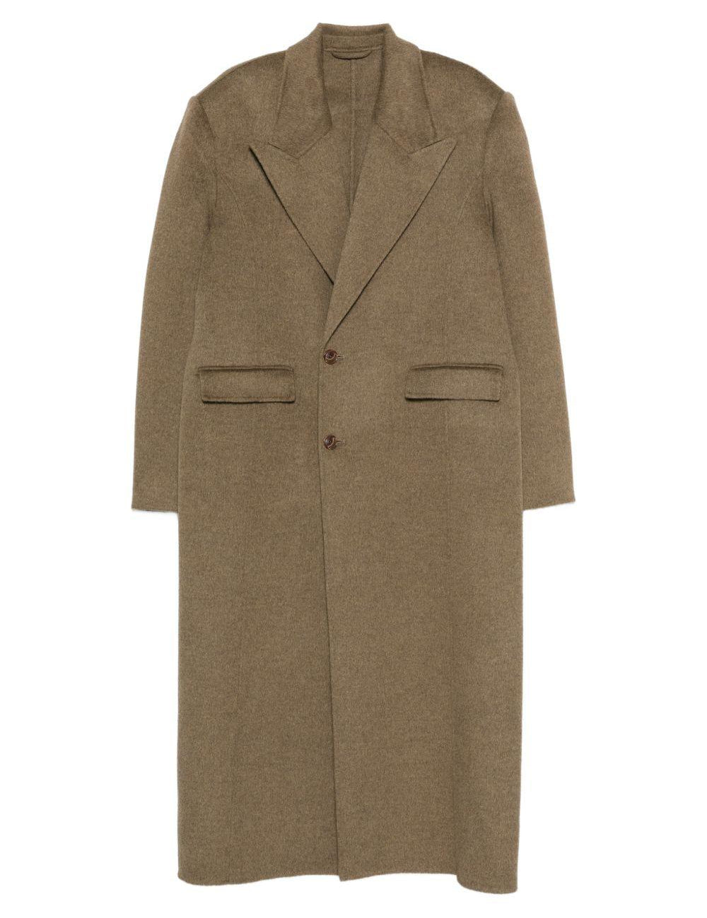 Cappotto monopetto Tetsu in verde Sefr - uomo 