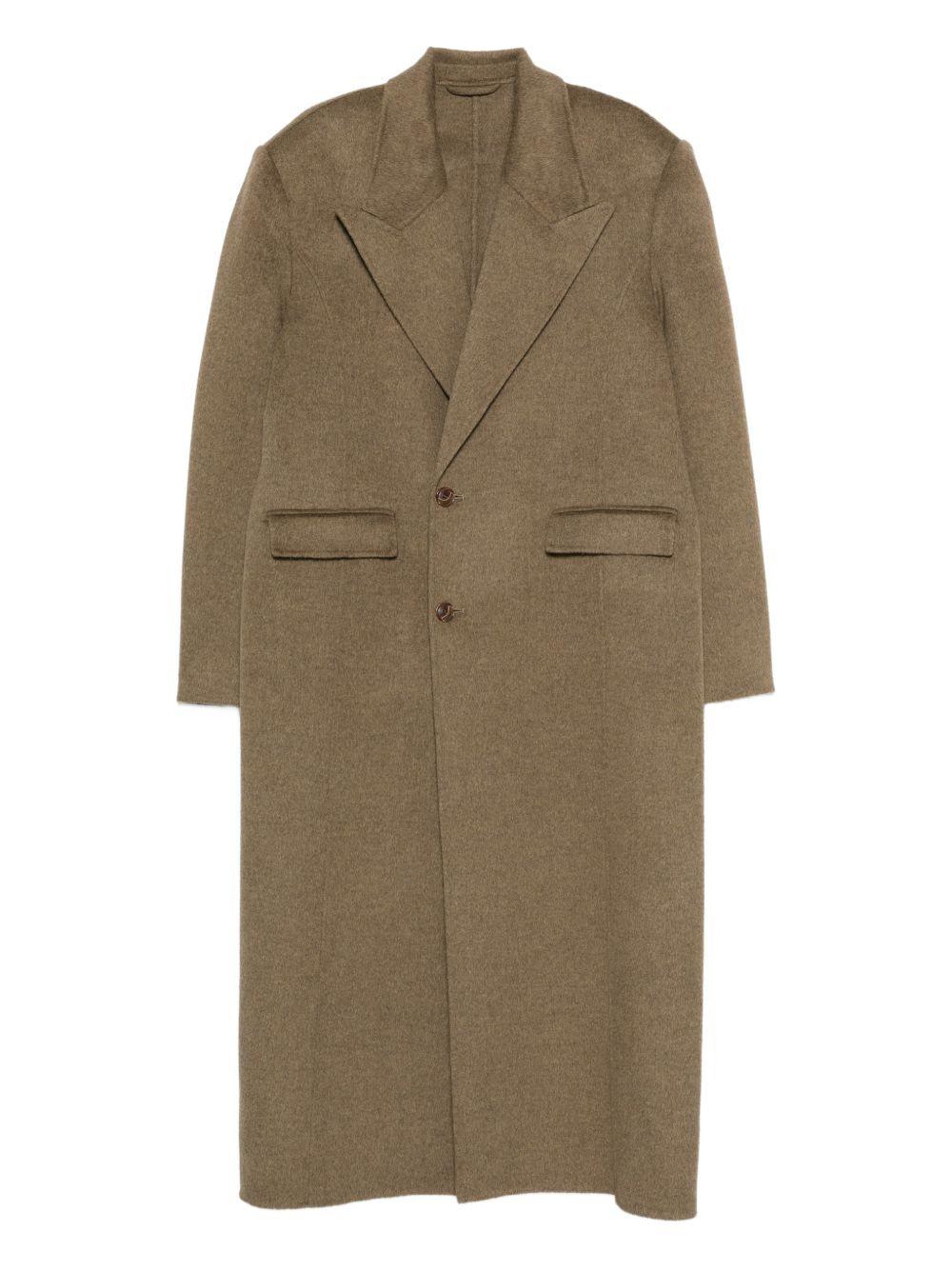 Cappotto monopetto Tetsu in verde Sefr - uomo 