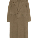 Cappotto monopetto Tetsu in verde Sefr - uomo 