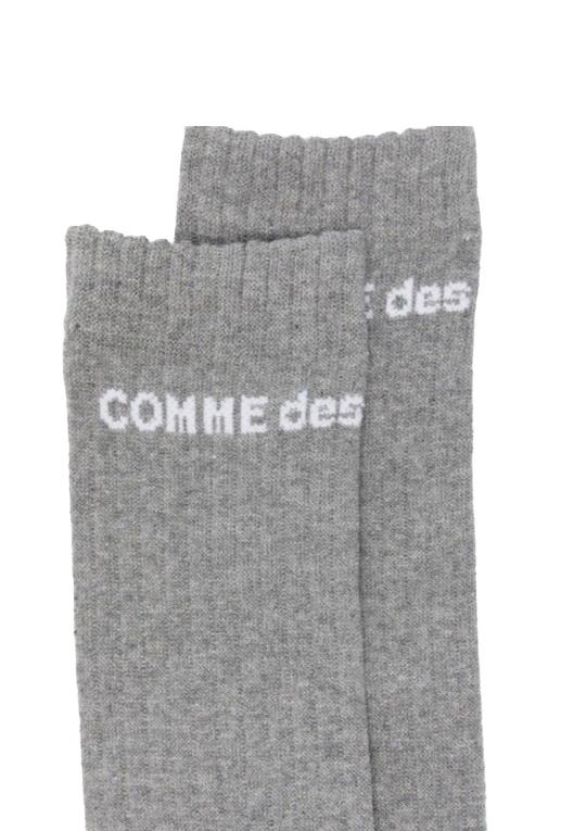 Calzini alti con logo in grigio Comme des garcons homme plus - uomo 