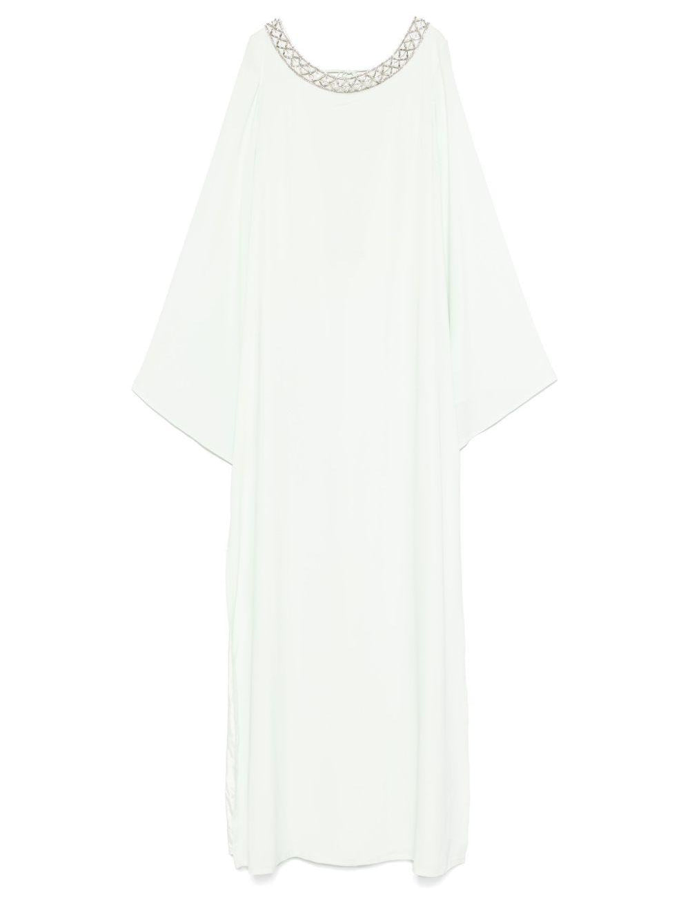 Abito lungo con gemme in verde menta chiaro Amen - donna 