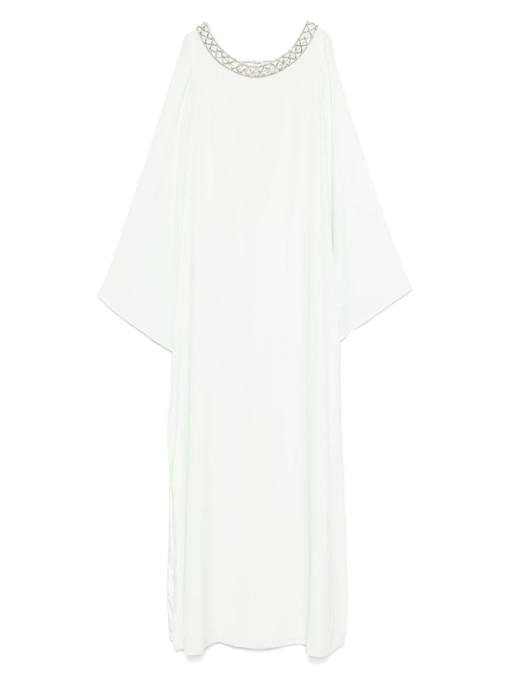 Abito lungo con gemme in verde menta chiaro Amen - donna 