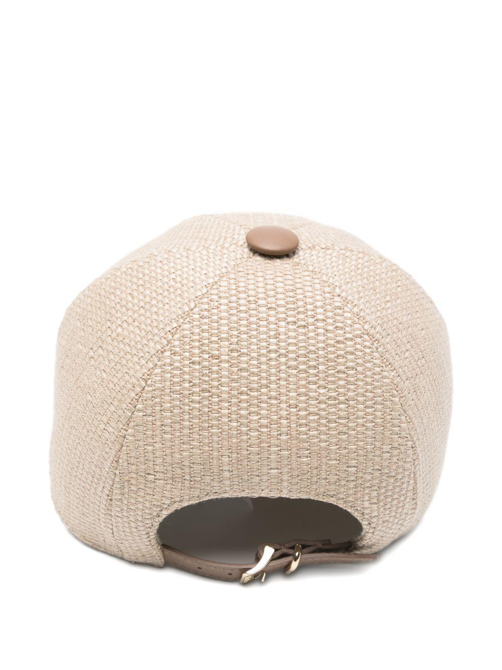 Cappello da baseball con ricamo in beige Maxmara - donna 