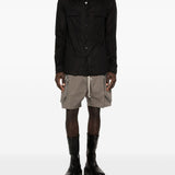 Camicia con tasche sul petto in nero Rick owens - uomo 