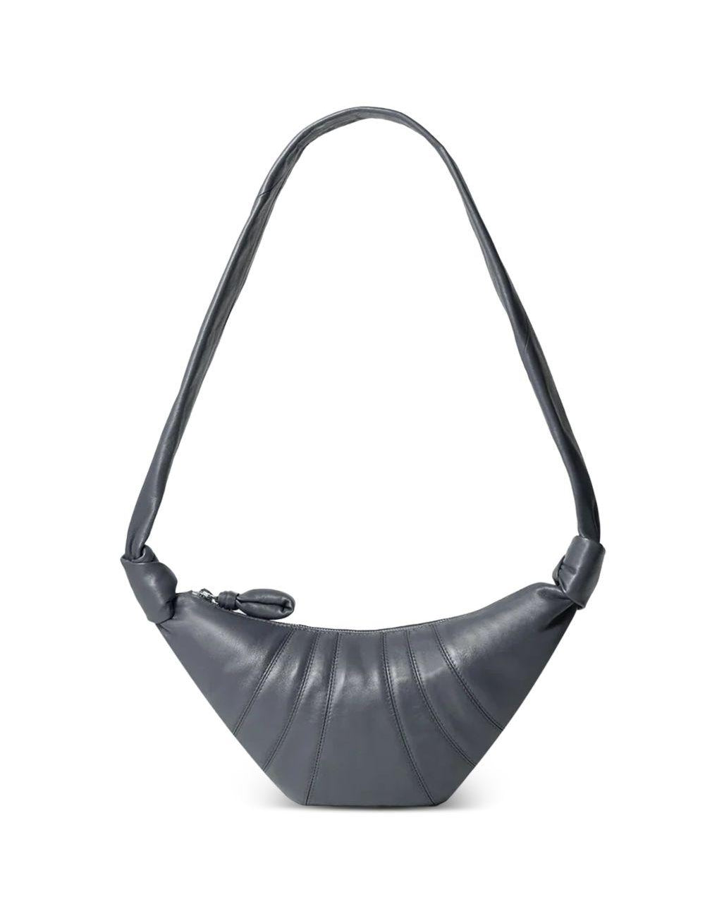 Borsa a spalla Croissant piccola in blu granito Lemaire - unisex 