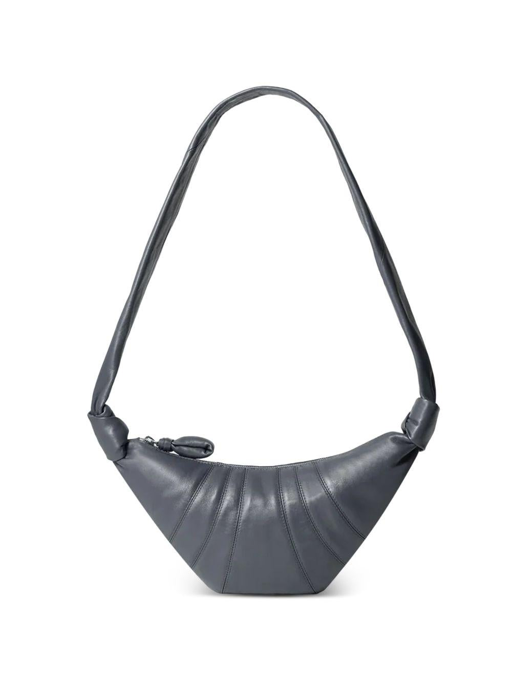 Borsa a spalla Croissant piccola in blu granito Lemaire - unisex 