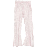 Pantaloni plissettati in rosa pallido gongdid design - donna 