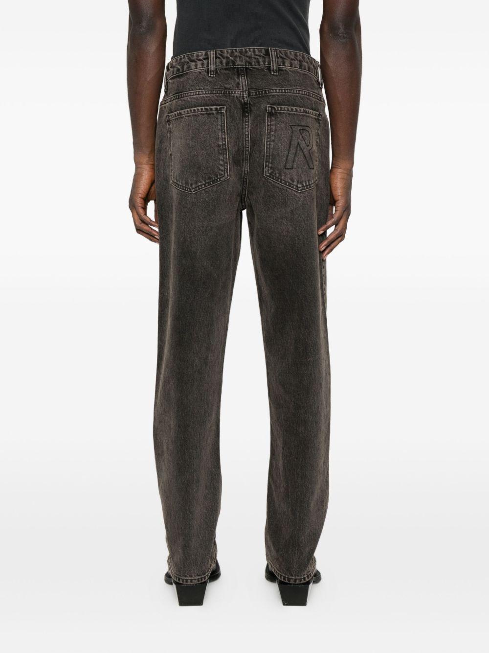 Jeans con zip in nero Represent - uomo 