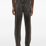 Jeans con zip in nero Represent - uomo 