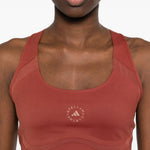 Reggiseno sportivo in rosa cipolla Adidas By Stella Mc Mcartney - donna 