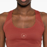 Reggiseno sportivo in rosa cipolla Adidas By Stella Mc Mcartney - donna 