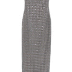 Abito lungo con decorazione in grigio Rotate - donna 