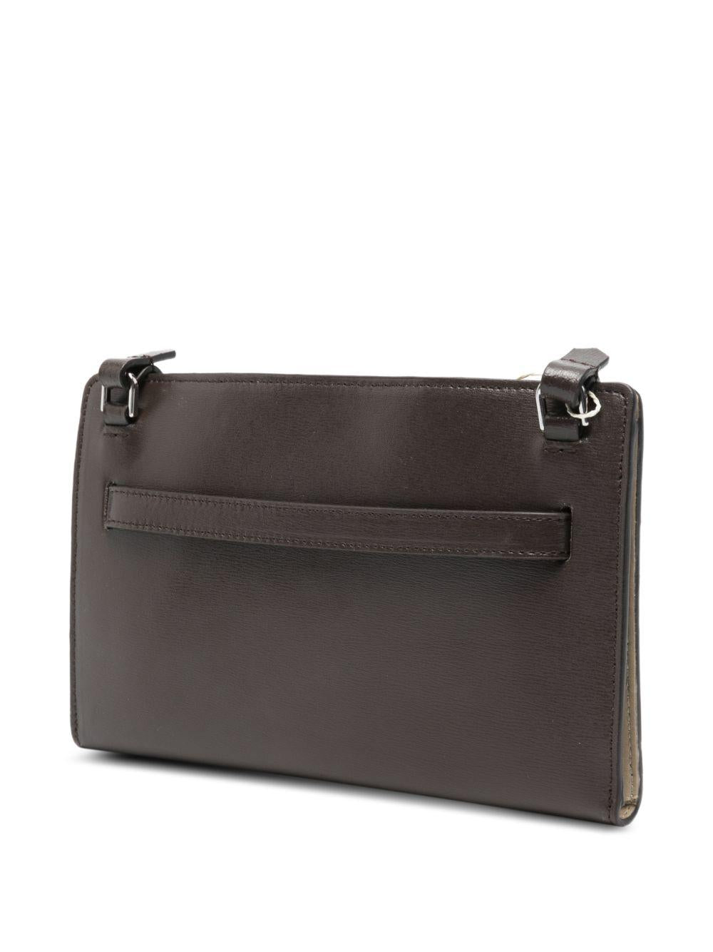 Borsa a spalla con logo in marrone Toteme - donna 