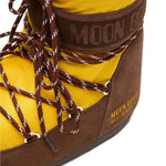 Stivali da neve con lacci e logo in giallo e marrone Moon boot x guest in residence - donna 