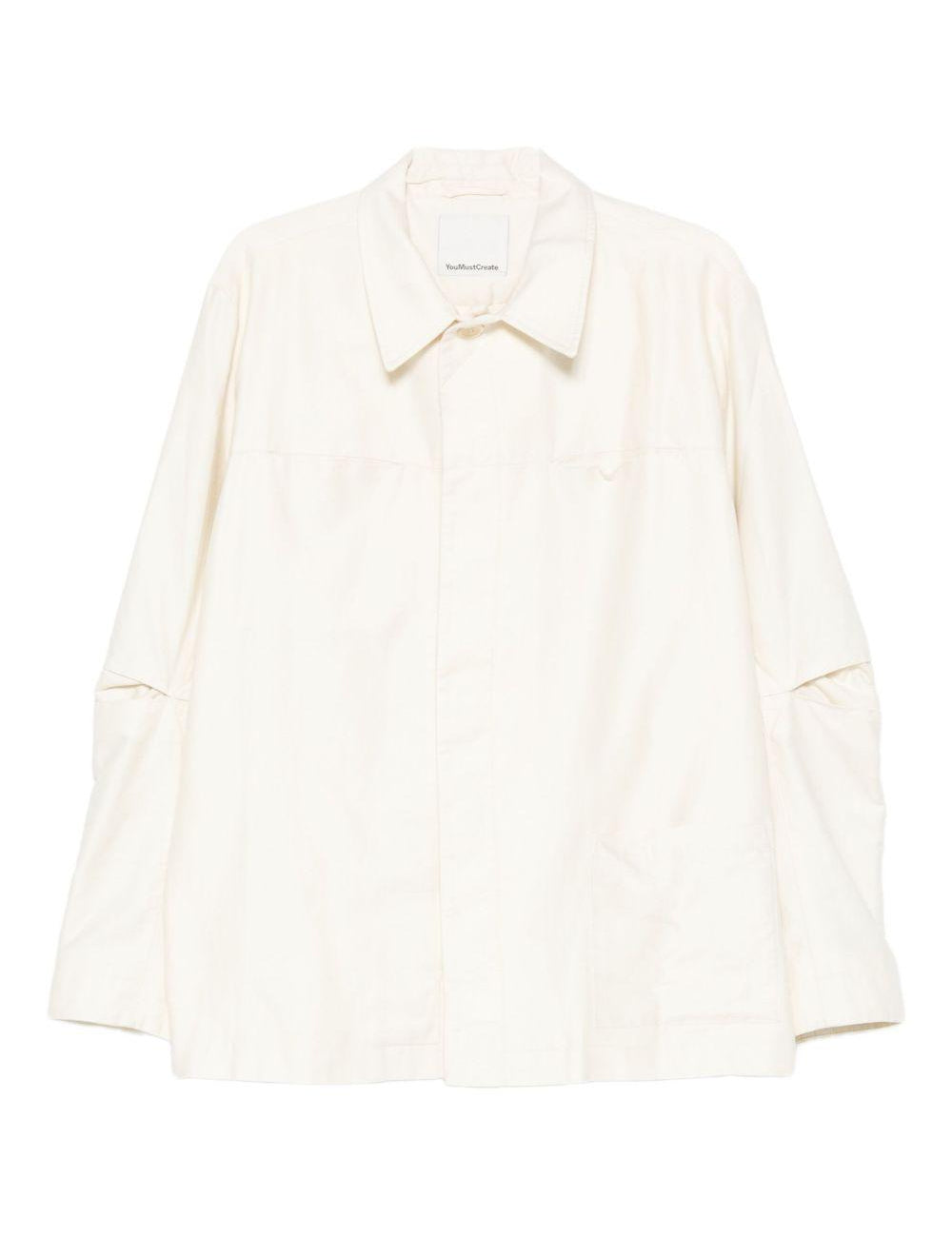 Giacca-camicia con spacco in bianco Ymc - uomo 