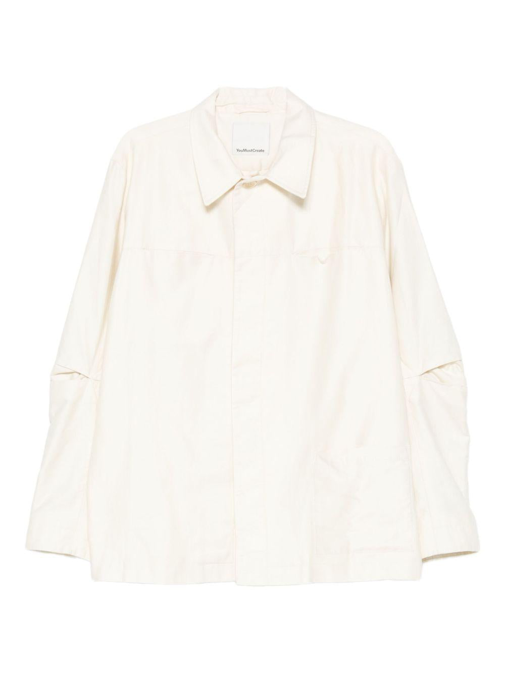 Giacca-camicia con spacco in bianco Ymc - uomo 