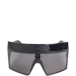 Occhiali da sole con montatura oversize in nero Rick owens - unisex 