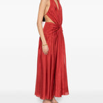 Abito lungo Indra in rosso 