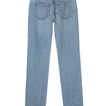 Jeans a vita alta in blu - donna 
