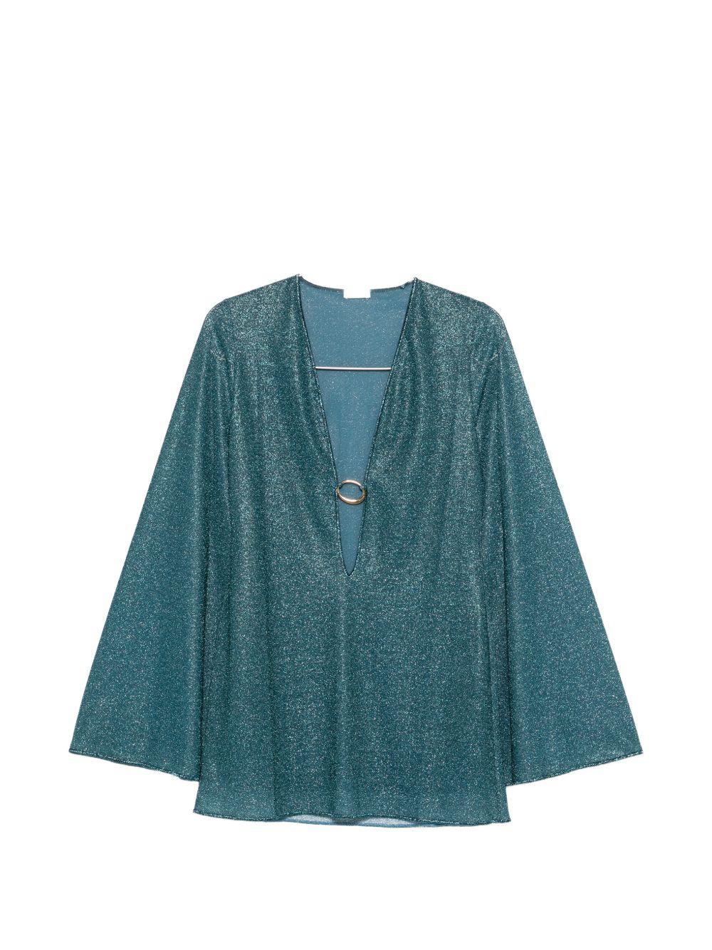 Abito a caftano lumiere in blu Oséree - donna 