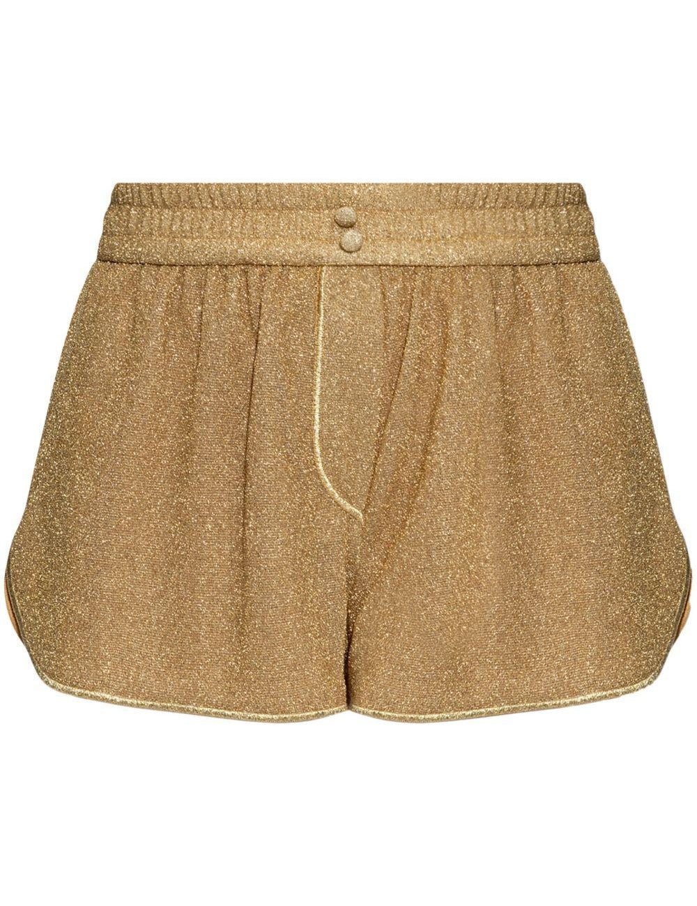Shorts Lumière in oro Oséree - donna 