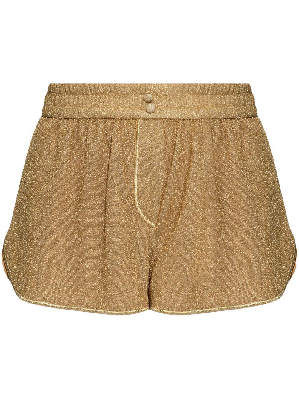 Shorts Lumière in oro Oséree - donna 