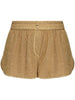 Shorts Lumière in oro Oséree - donna
