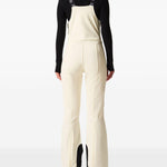 Pantaloni da sci a pannelli svasati in bianco Perfect moment - donna 