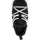 Stivaletti jr park low lace in nero e bianco 