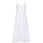 Abito con inserti in pizzo dafelle in bianco Charo ruiz ibiza 1989 - donna 