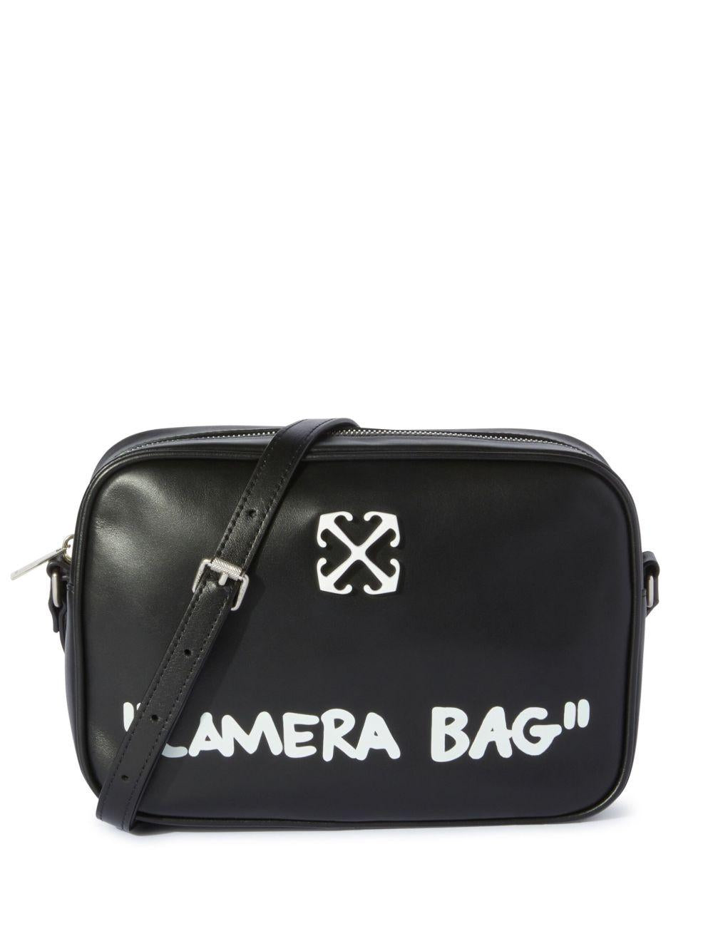 Borsa jitney in nero Off white - unisex 