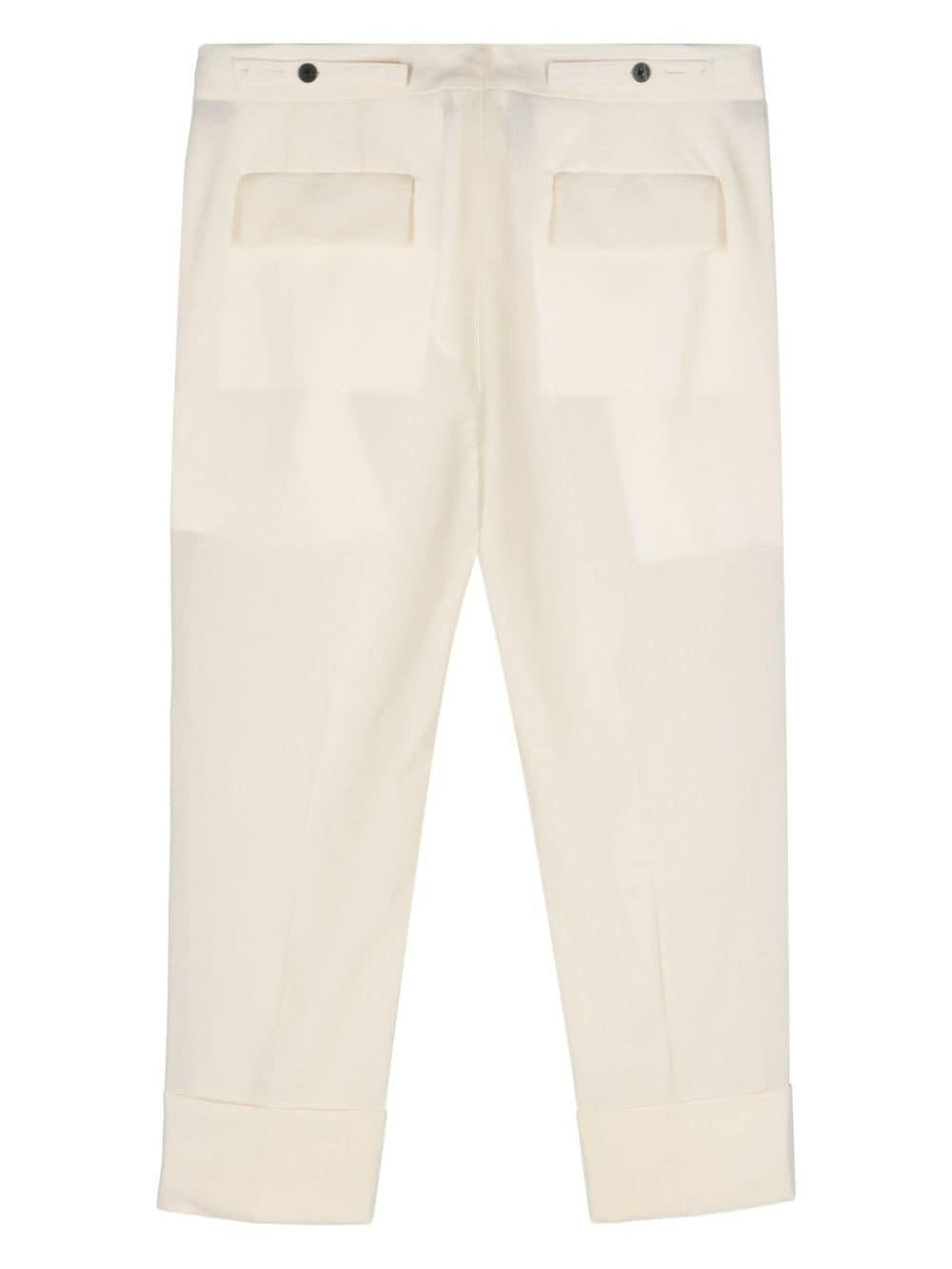 Pantaloni sartoriali in bianco Sapio - uomo 