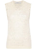 Top Melyssa with sequins in white Golden Goose - women