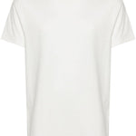 T-shirt girocollo in bianco - uomo 