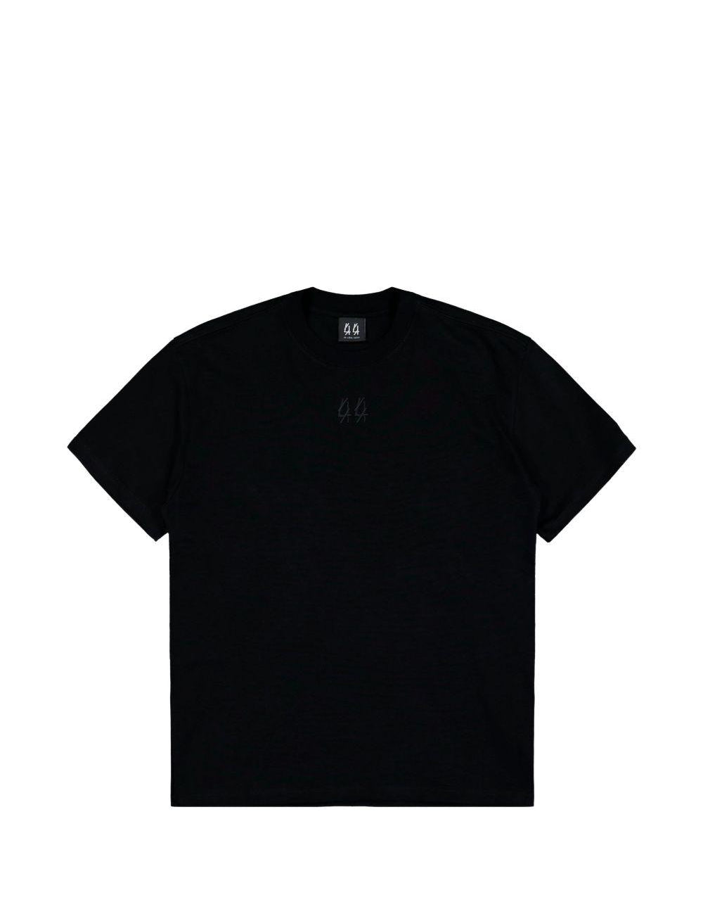 T-shirt con stampa grafica in nero 44 label group - uomo 