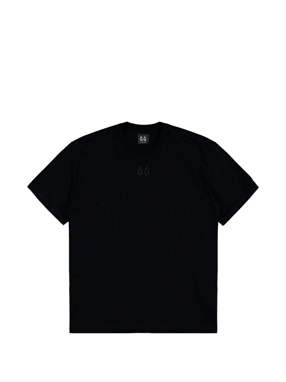 T-shirt con stampa grafica in nero 44 label group - uomo 