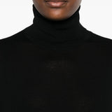 Abito midi a collo alto in nero Toteme - donna 
