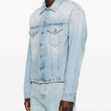 Giacca denim con tasche in azzurro ERL - uomo 
