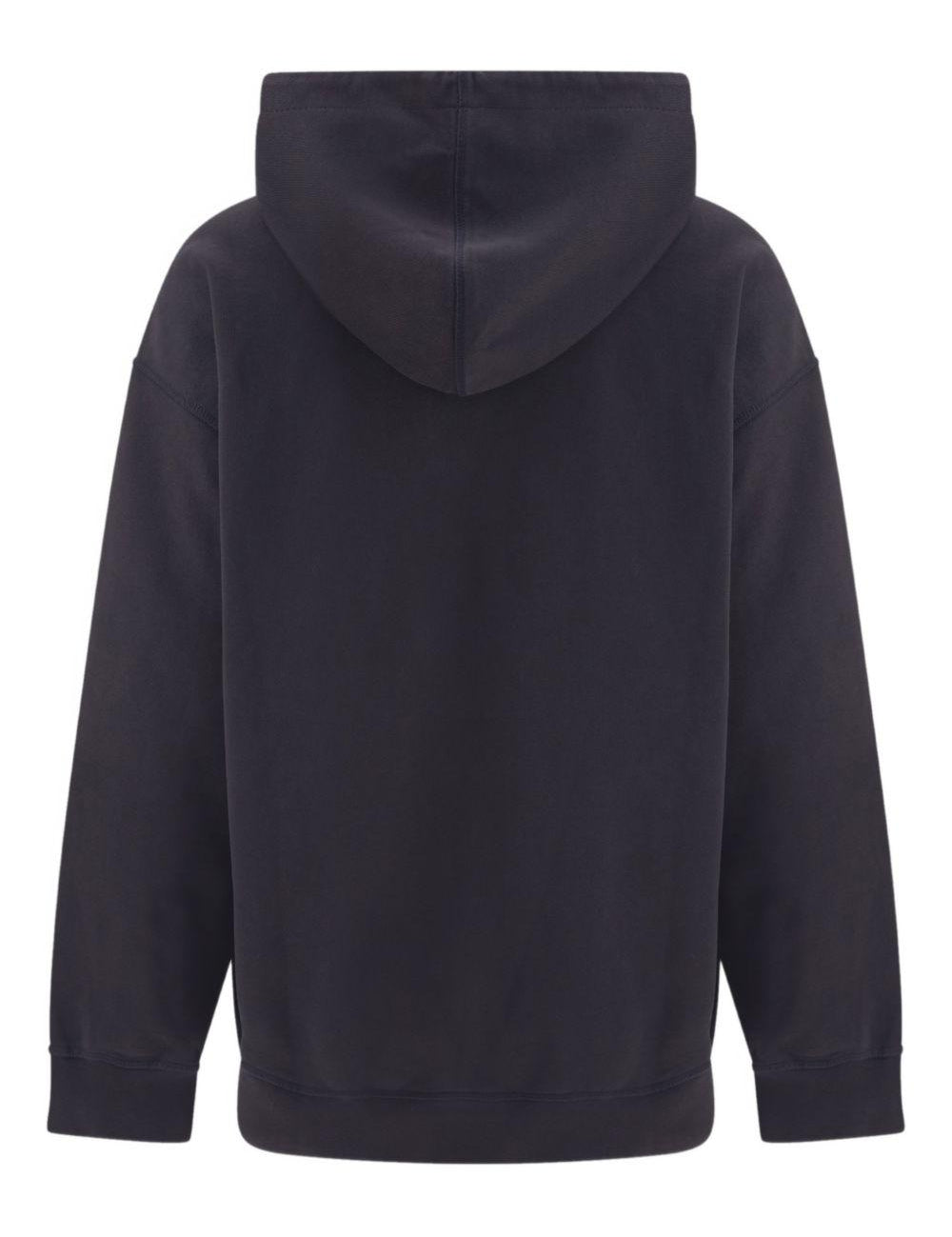 Felpa con stampa Banana in nero Ganni - donna 