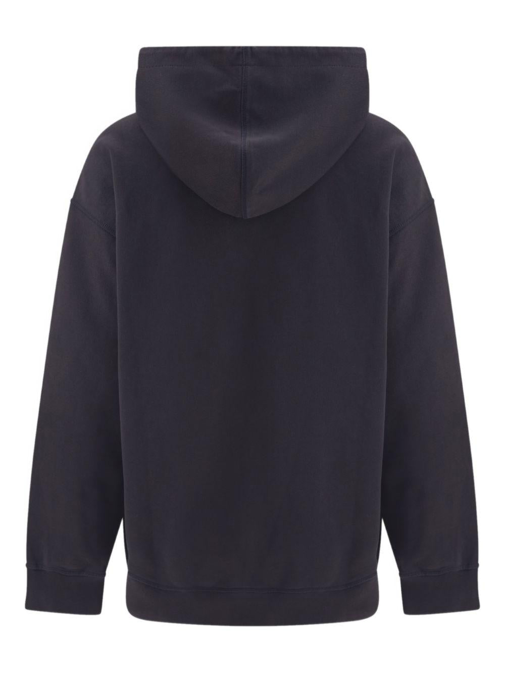 Felpa con stampa Banana in nero Ganni - donna 