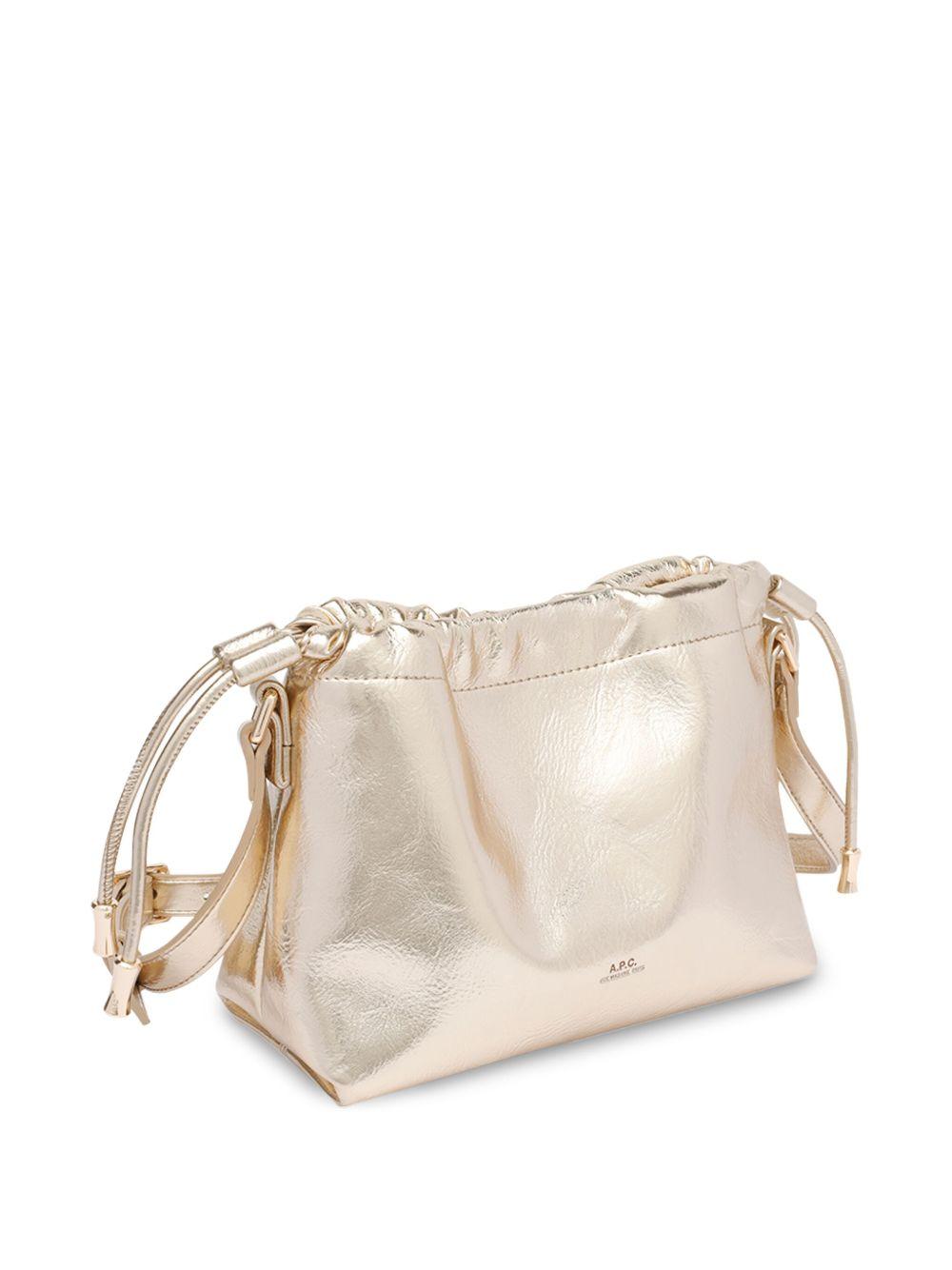 Borsa a tracolla ninon mini in oro A.P.C - donna 